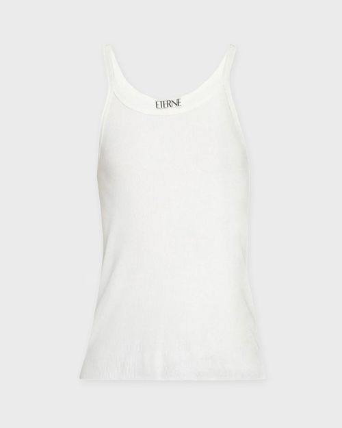 Éterne Top Rib Tank Ivory