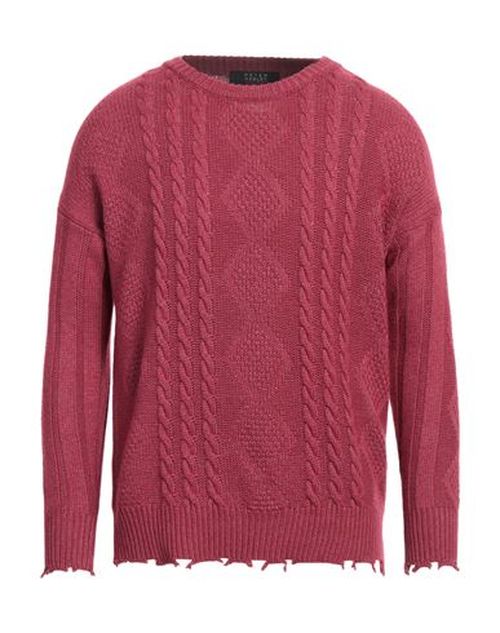 Man Sweater Garnet Size M Wool, Viscose, Nylon, Cashmere