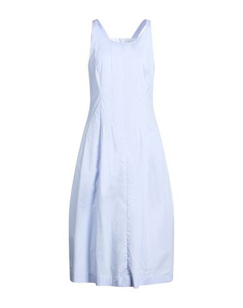 Woman Midi dress Light blue Size 6 Cotton, Elastane