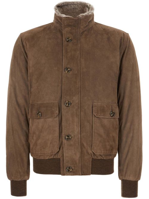 Suede jacket - Brown