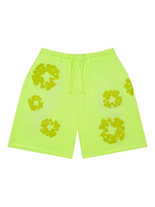 Mono Cotton Wreath shorts - Green