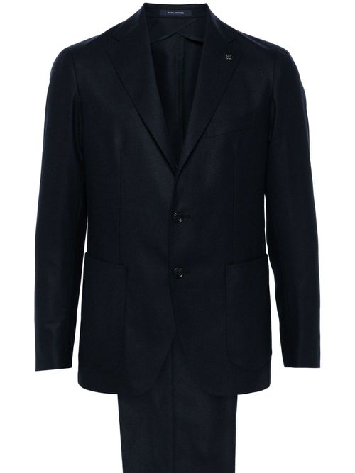 Logo-plaque suit - Blue