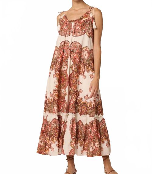 Cindy Ankle Dress In Multi