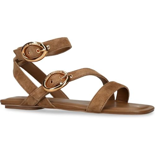 Steve Madden Womens Suede Karmin Brown Sanda