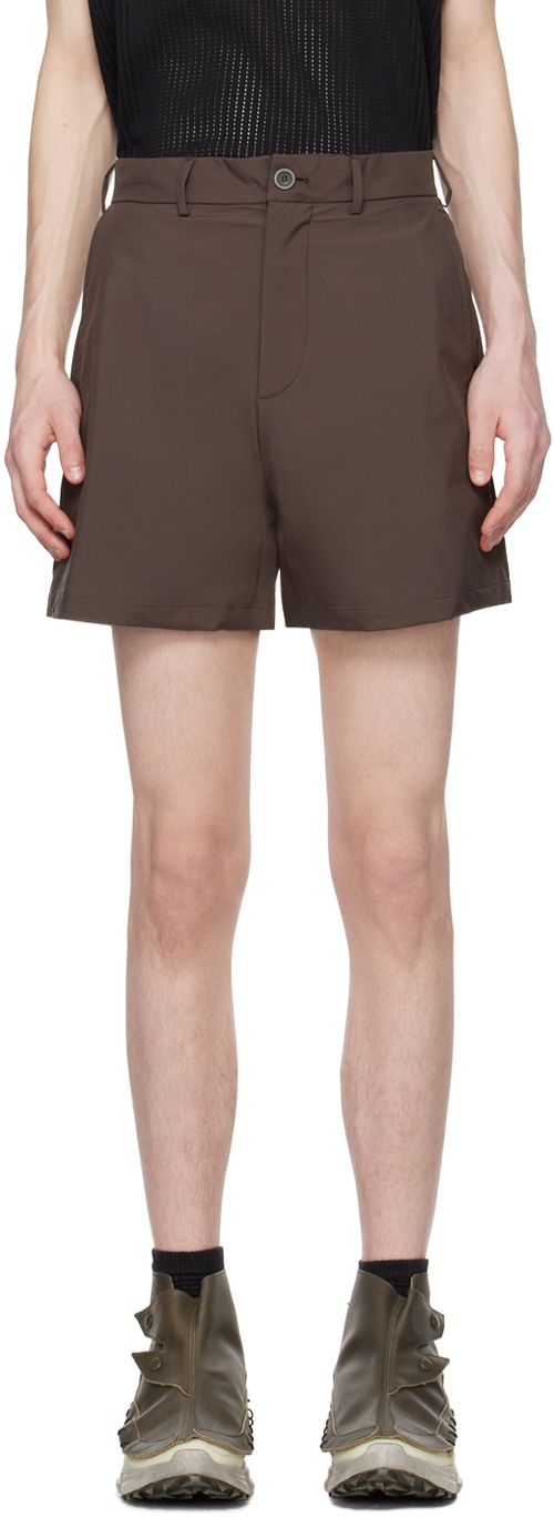 RANRA Brown Stufur Shorts