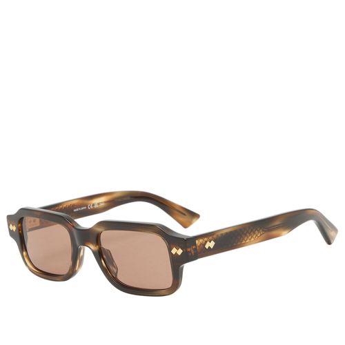 Men's Bottega Veneta BV1442S Sunglasses in Havana/Brown