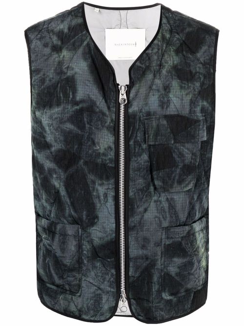 GENERAL tie-dye gilet - Grey