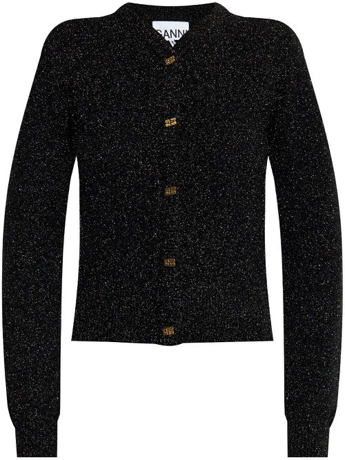 Lamé cardigan - Black