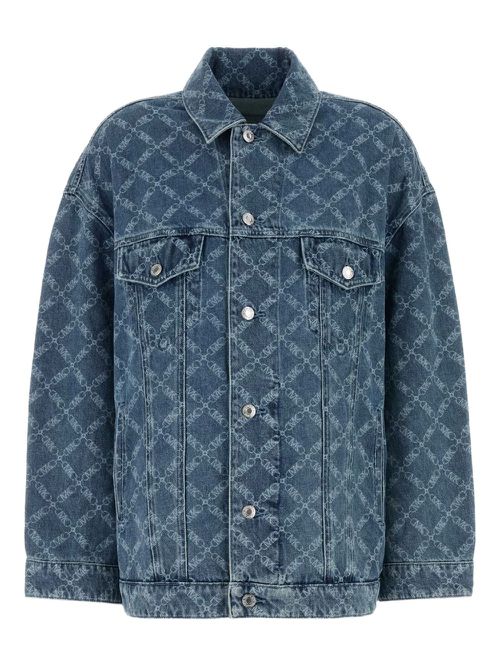 Michael Michael Kors printed denim jacket - Blue