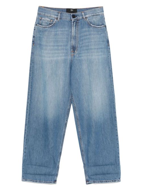 3x1 button-fastening jeans - Blue
