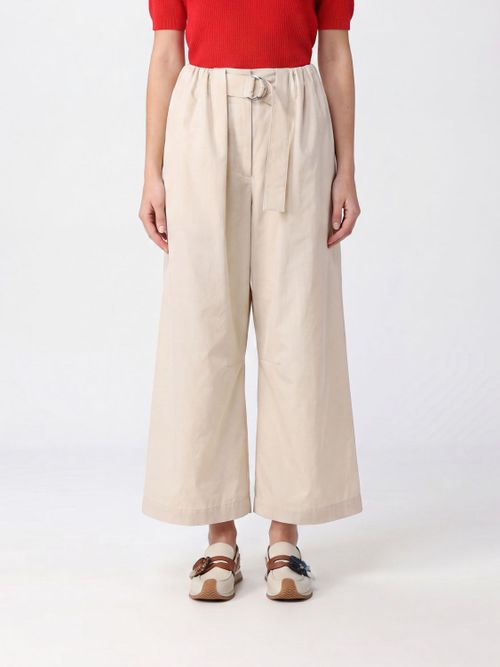 Pants Woman color Ivory