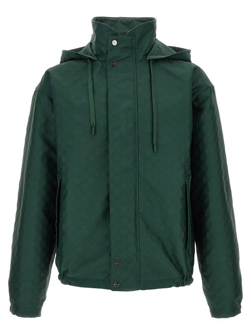 Reversible Cotton Shell Jacket — Green