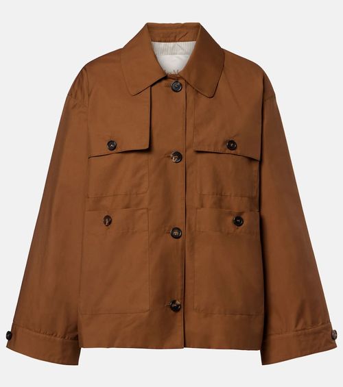 The Cube Bouquet cotton-blend twill jacket