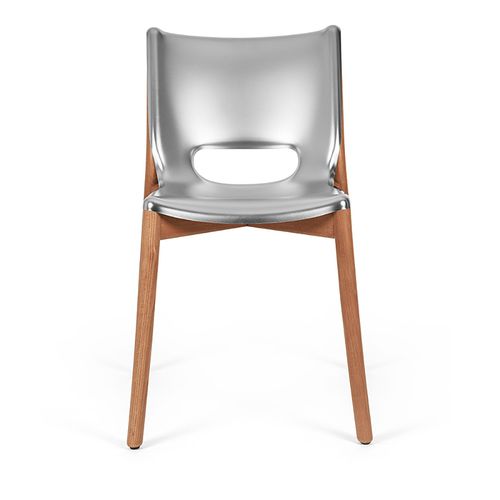 Poele Inox Silver Matte Chair