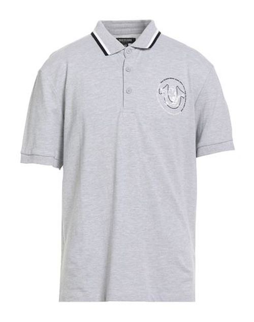 Man Polo shirt Light grey Size L Cotton