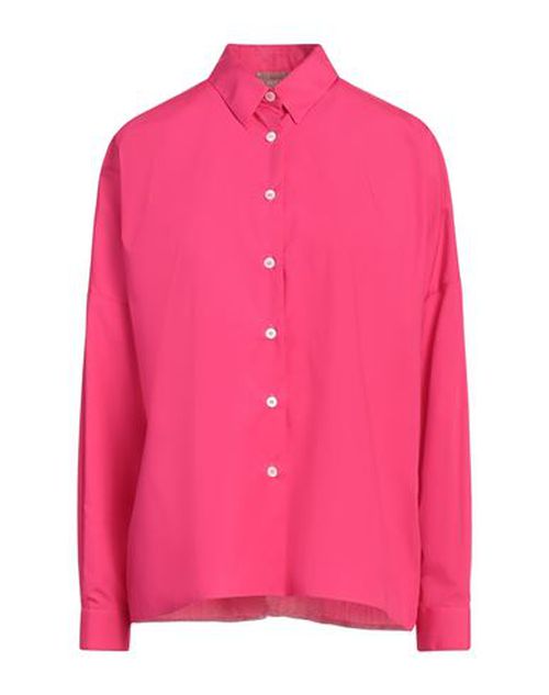 Woman Shirt Fuchsia Size M Cotton