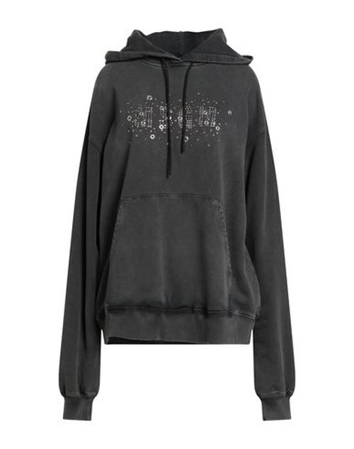 Woman Sweatshirt Grey Size XS Cotton