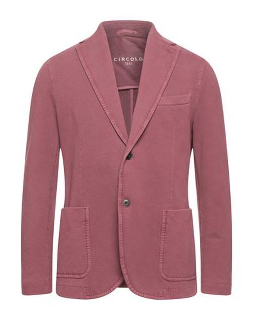 Man Blazer Antique rose Size 38 Cotton, Elastane