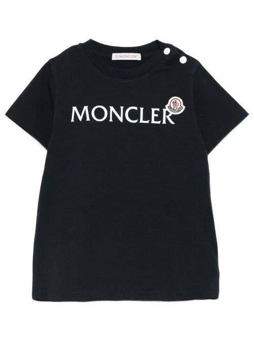 Logo-Print Cotton T-Shirt With Logo Patch