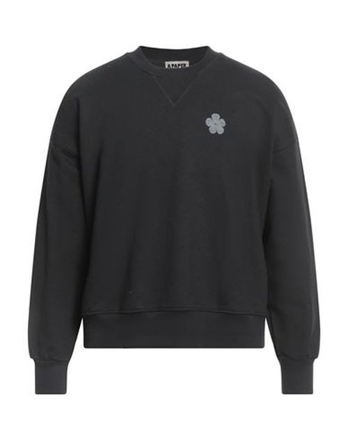 Man Sweatshirt Black Size XS Cotton