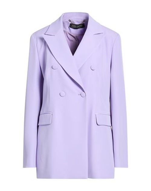 Woman Blazer Lilac Size 10 Polyester, Elastane
