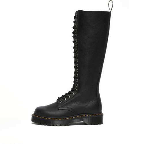 (WMNS) 1B60 Bex Pisa Leather Knee High Boots 'Black Pisa'