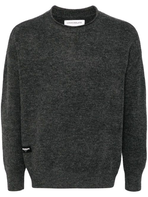 Crew-neck jumper - Grey