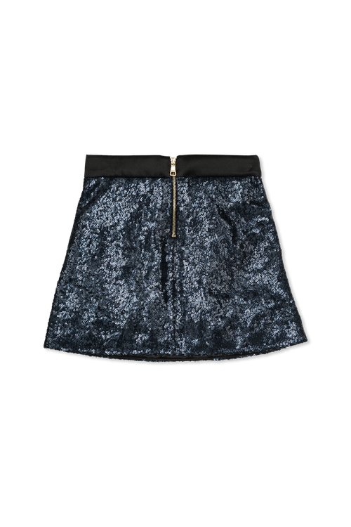 Balmain Kids Skirt With Fastening, Unisex, Black
