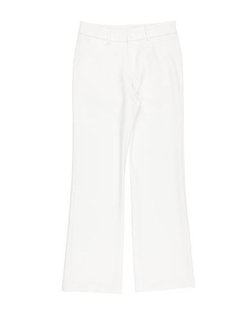 Couture Kid Girl Pants White Size 14 Polyester, Elastane