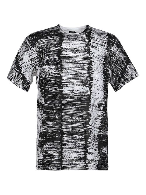 Finesse Pup-print short-sleeve T-shirt - Black