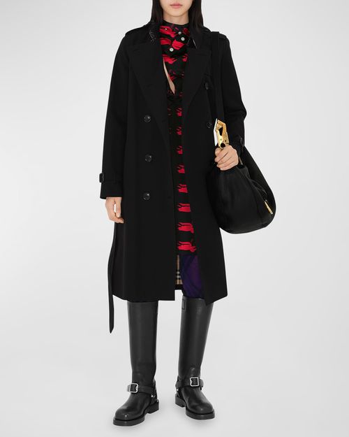 Kensington Organic Belted Double-Breasted Trench Coat