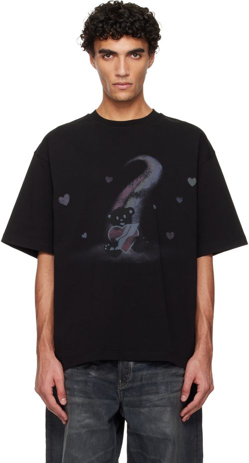 Black Teddy Hearts T-shirt