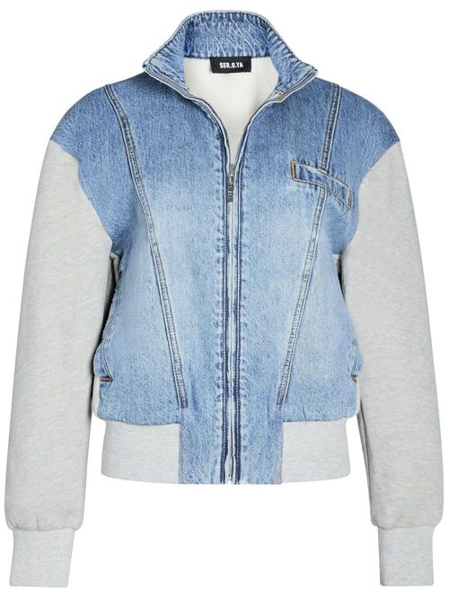 Page terry denim jacket - Blue
