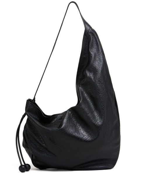 Leather shoulder bag - Black