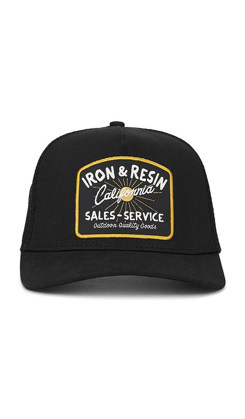 Iron & Resin Sales And Service Hat in Black