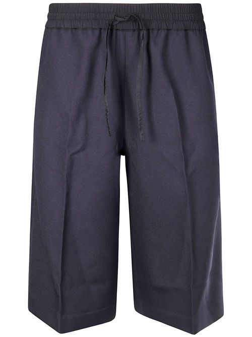 Knee-length shorts - Blue