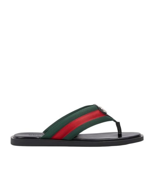 Men's thong sandal with Interlocking G