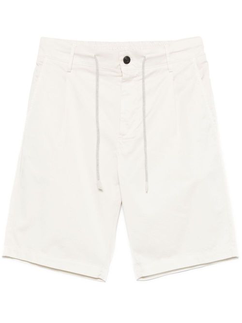 Pleat-detail shorts - Neutrals