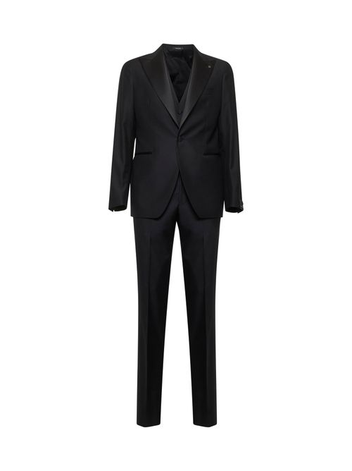 Vesuvio Tuxedo Suit — Black