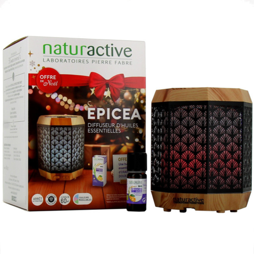 Naturactive Spruce - Essential oil diffuser + organic sweet orange for FREE