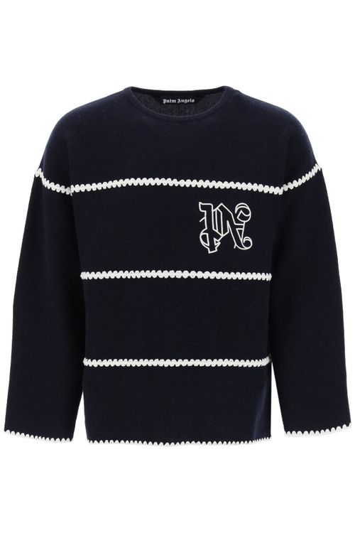 Knit Wool Blend Pullover