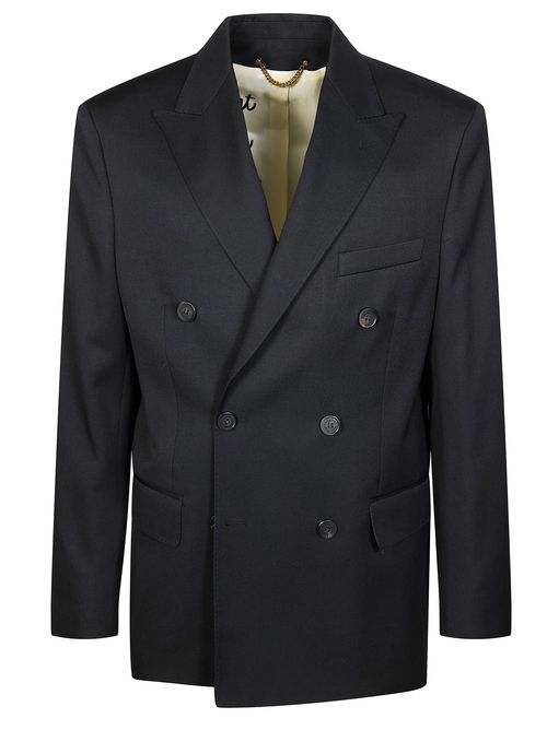 Men's Double-Breasted Wool Jacket