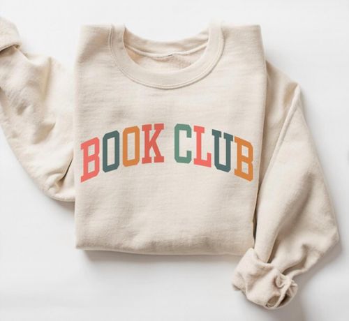 Women's Book Club Sweatshirt In Beige
