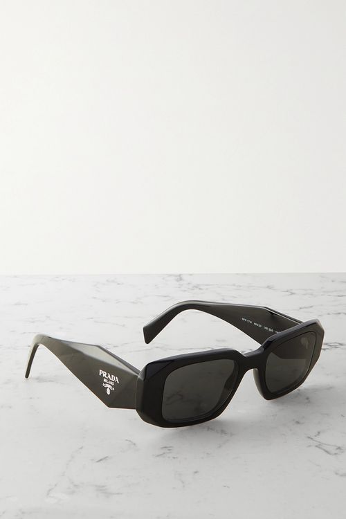 Square-frame Acetate Sunglasses