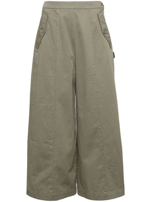 Cotton wide pant - Green