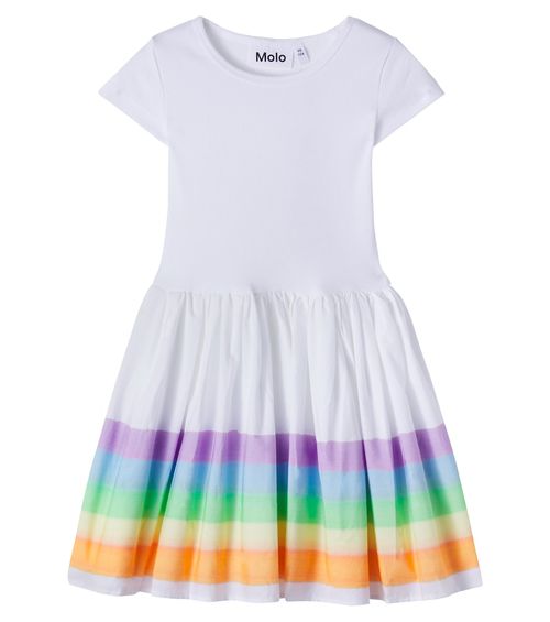 Cissa striped cotton-blend dress