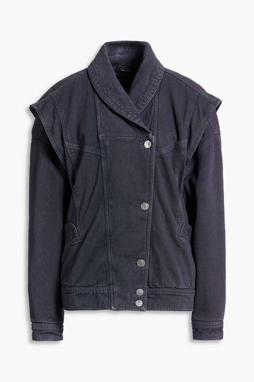 Eriala cotton-gabardine jacket - Blue - FR 36