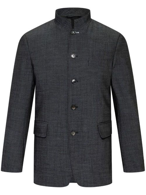 Button-down blazer - Black
