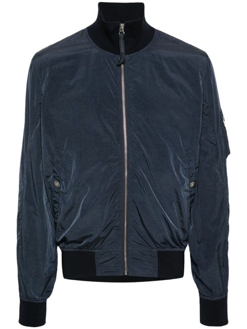 2010s lightweight bomber jacket - Blue