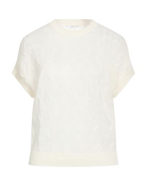 Easy Woman Sweater Ivory Size 6 Alpaca wool, Polyamide, Virgin Wool